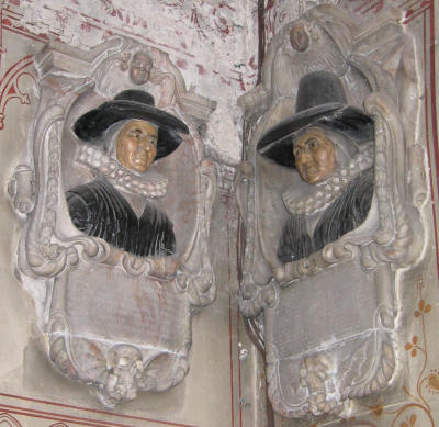 Katherine Agard 1628 and Anne Woolcocke 1657